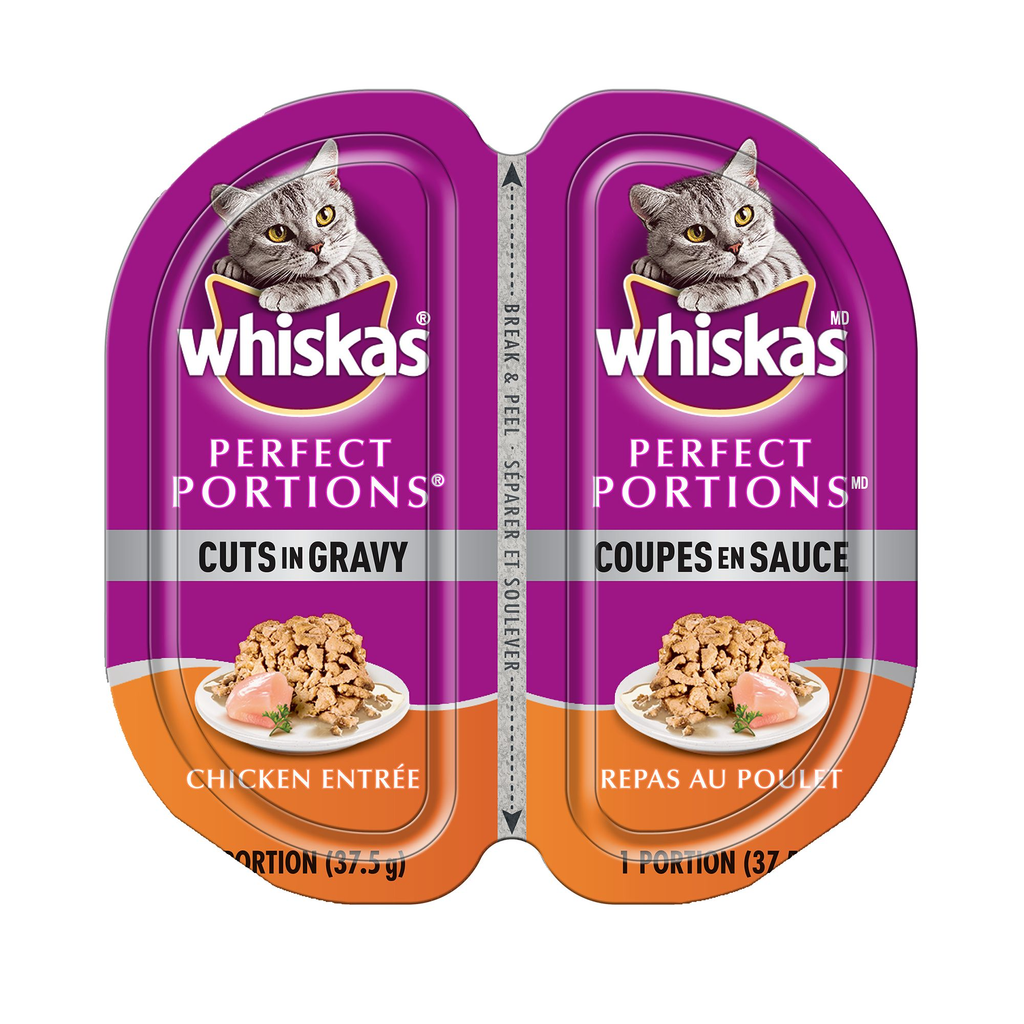 Whiskas Perfect Portions Chicken - Cuts In Gravy ( 24 -75 g) (jit) - Pantree