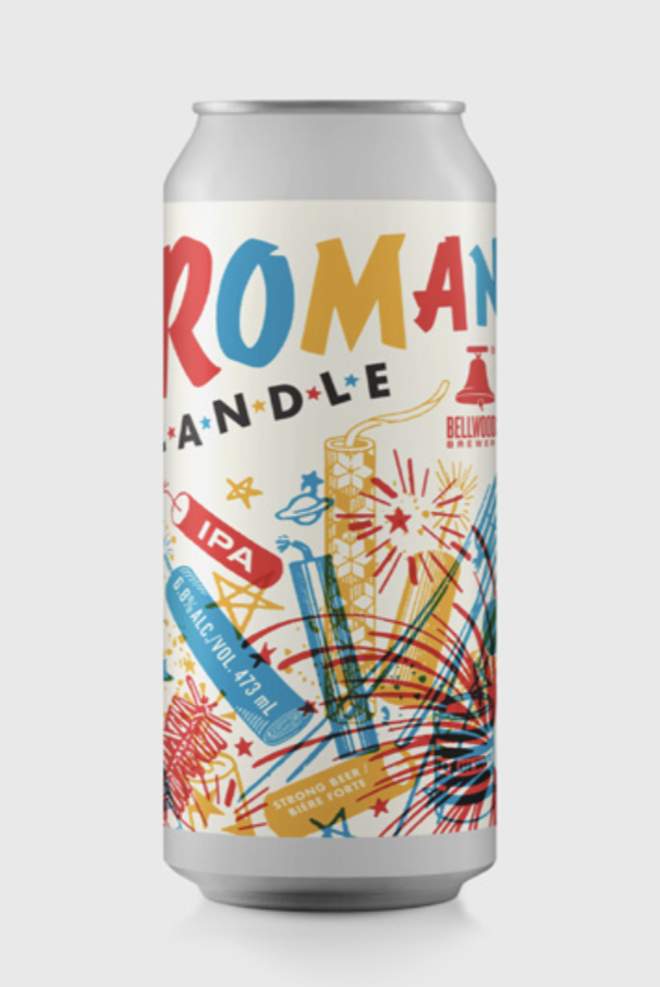 Bellwoods Brewery Roman Candle IPA (4 - 473 ml Can (Alcohol Handling Fee Included In Price)) (jit) - Pantree