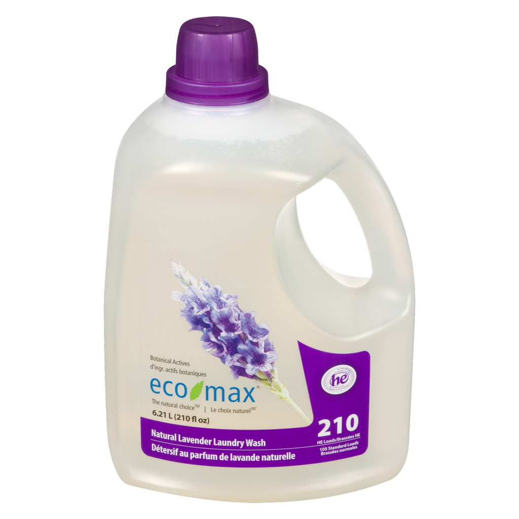 Eco-Max Natural Lavender Laundry Wash 210 Loads HE (2 - 6.2 L) (jit) - Pantree