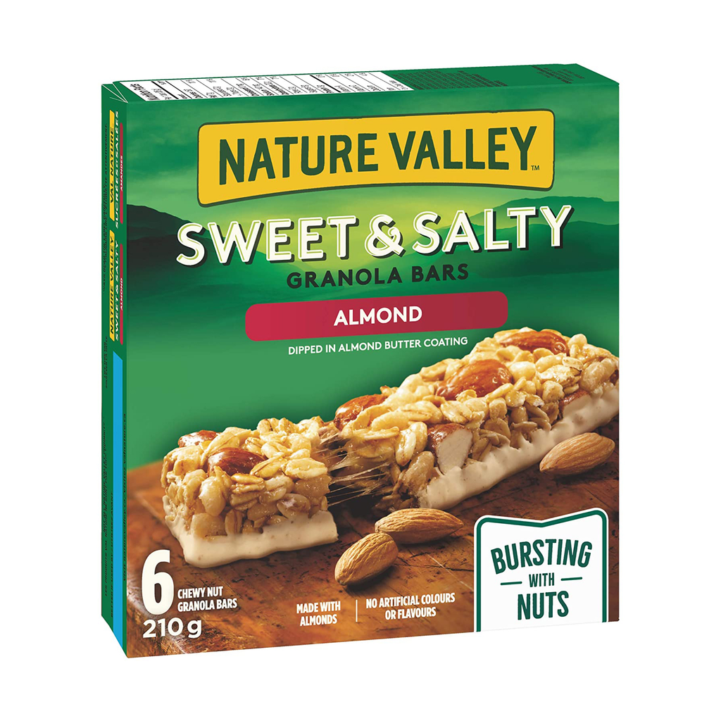 Nature Valley Sweet and Salty Chewy Nut Almond Granola Bars  ( 12-210 g) (jit) - Pantree