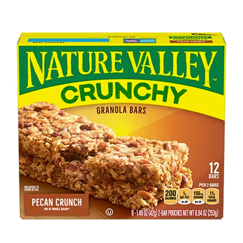 Nature Valley Crunchy Pecan Crunch Cereal/Muesli Bars ( 12-210 g) (jit) - Pantree