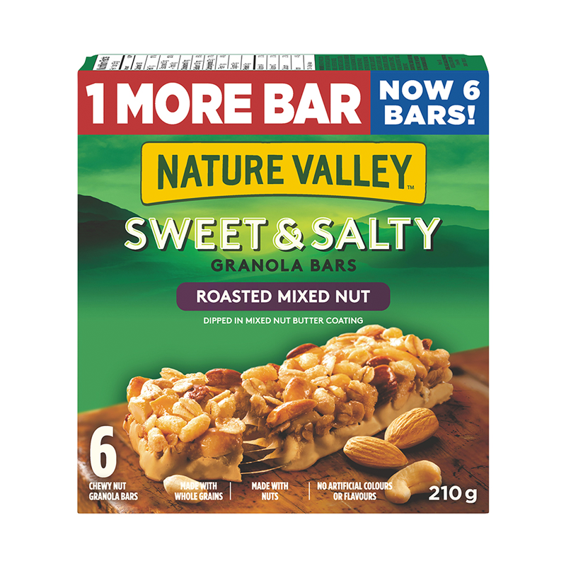 Nature Valley Sweet and Salty Chewy Nut Mixed Granola Bars (12-210 g) (jit) - Pantree