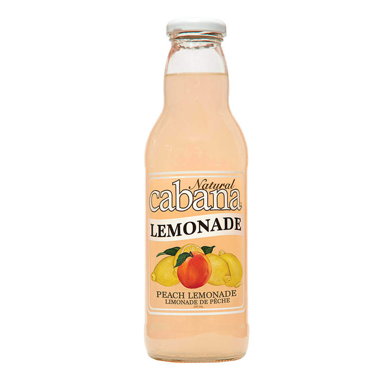 Cabana Natural Peach Lemonade (12-591 mL) - Pantree