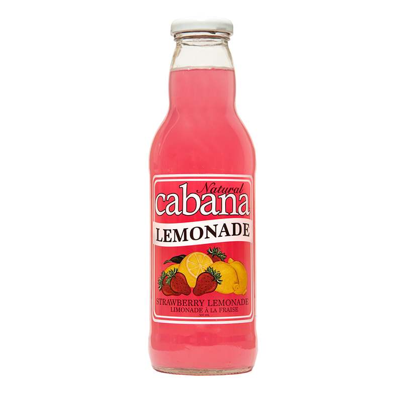 Cabana Natural Strawberry Lemonade (12-591 mL) - Pantree