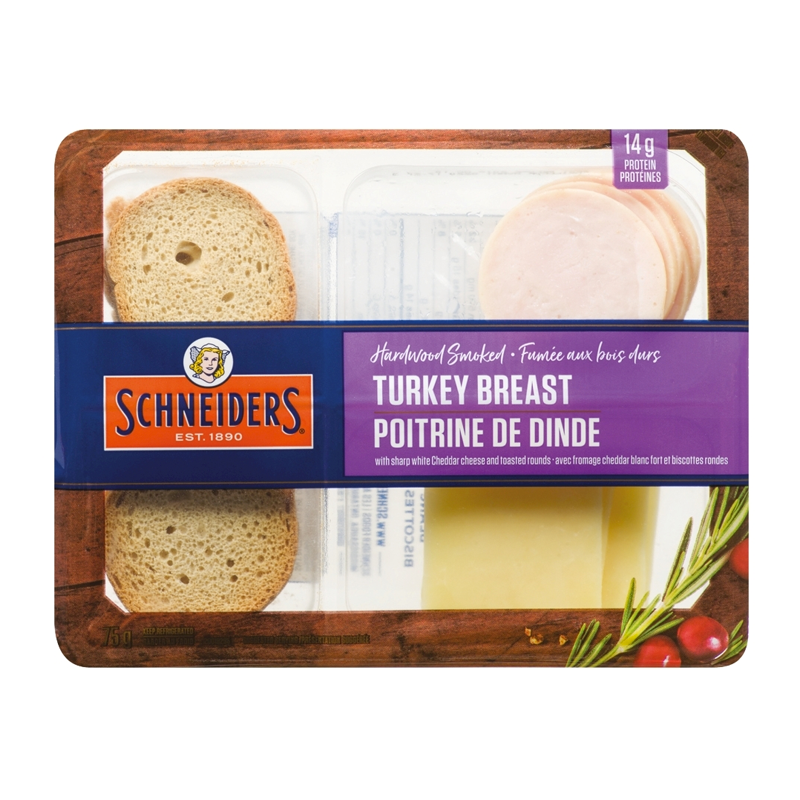 Schneider's Snack Kit Turkey (Refrigerated) ( 12-75 g) - Pantree
