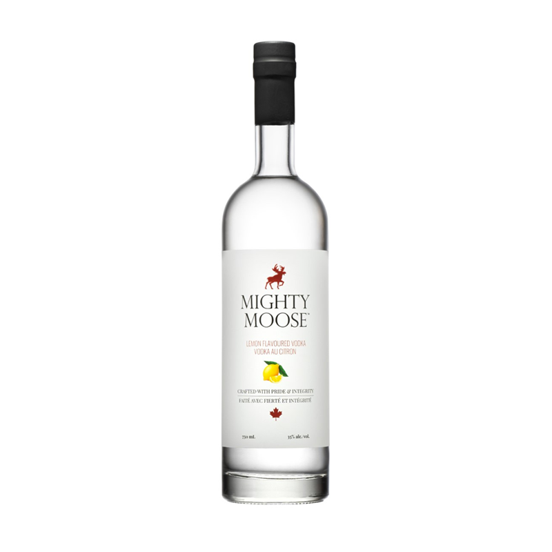 Mighty Moose Lemon Flavoured Vodka (1-750mL (Alcohol Handling Fee Included In Price)) (jit) - Pantree