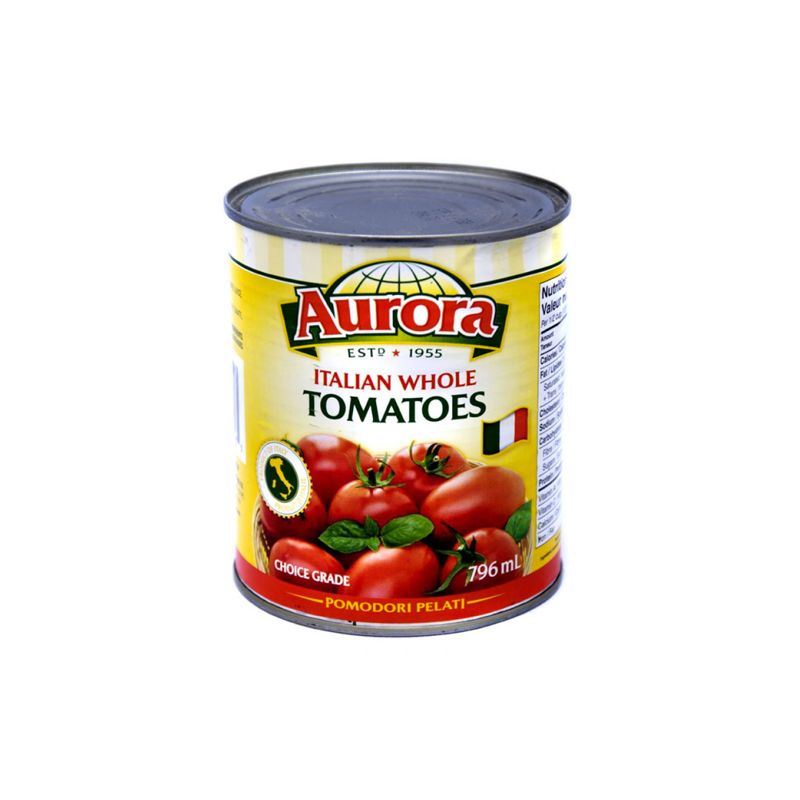 Aurora - Italian Whole Tomatoes (12-796 mL) (jit) - Pantree
