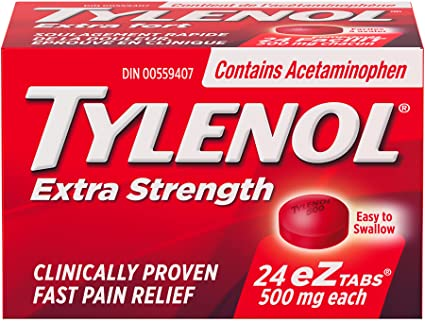 Tylenol Tabs Extra Strength (24's) (jit) - Pantree