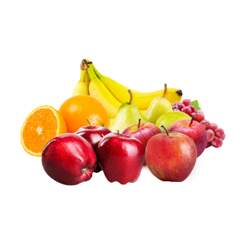 Assorted Fruit Case - Seasonal - Large (60 Pieces Per Case (3 lbs Bananas, 12 Oranges, 12 Royal Gala Apples, 12 Red Delicious Apples, 2lb Red Grapes, 6 Bosc Pears, 6 Green Pears)) (jit) - Pantree