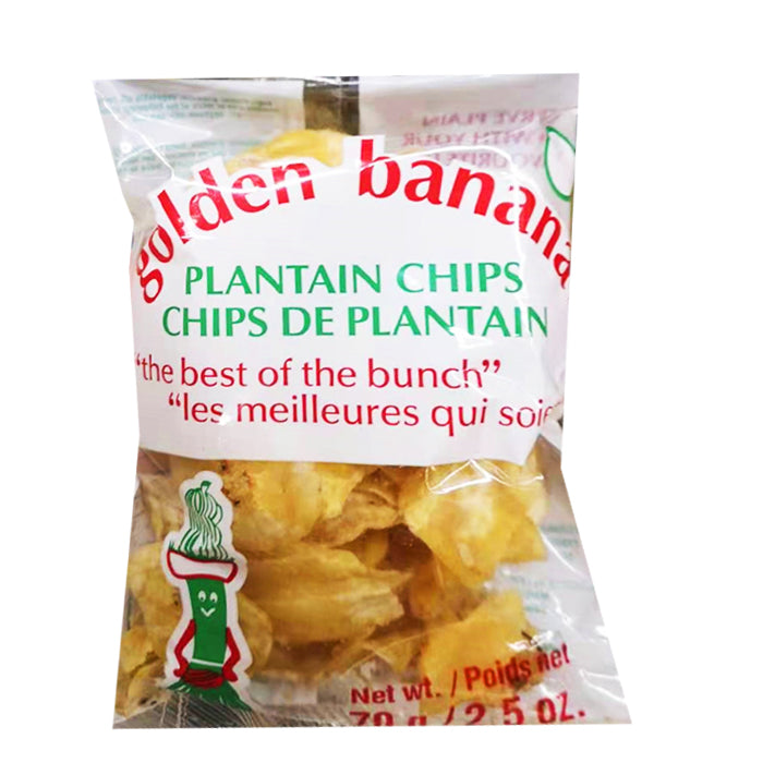 Golden Banana Plantain Chips (50-70 g) (jit) - Pantree