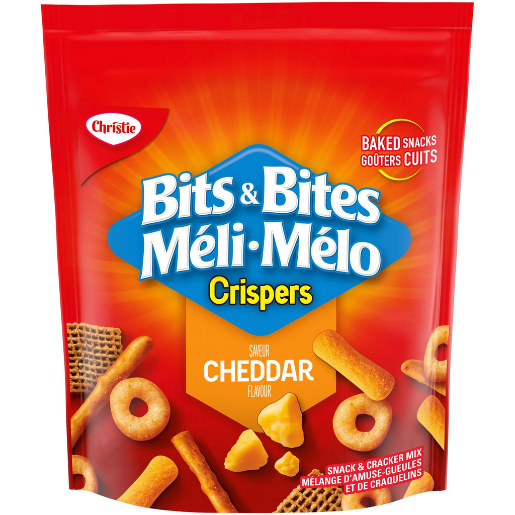 Crispers Bits & Bites Cheddar Cheese (12-145 g) (jit) - Pantree