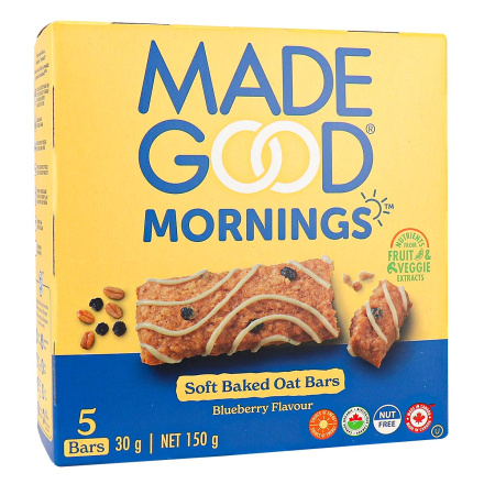 Made Good Mornings - Blueberry Soft Baked Bars (Case: 30-24g (Bars)) - Pantree