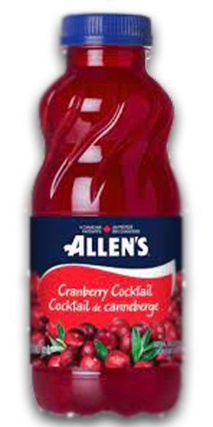 Allen's Cranberry Cocktail (24-300mL) - Pantree