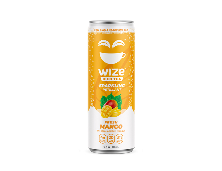 Wize Tea - Sparkling Mango (12x355ml) - Pantree