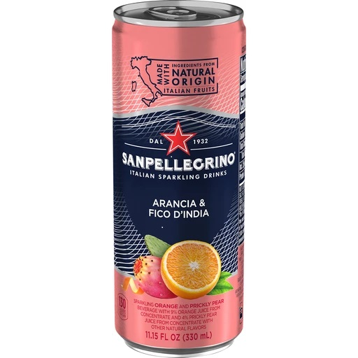 San Pellegrino Fico d'India Prickly Pear & Orange Sparkling Beverage (24-330ml) - Pantree