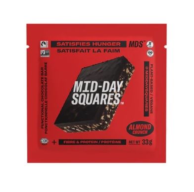 Mid-Day Squares Almond Crunch Chocolate Squares (Refrigerated) (12 - 33 g) (jit) - Pantree