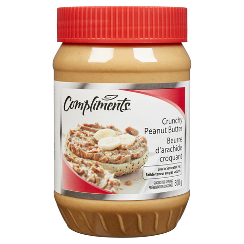 Compliments - Crunchy Peanut Butter (12 - 500 g) (jit) - Pantree