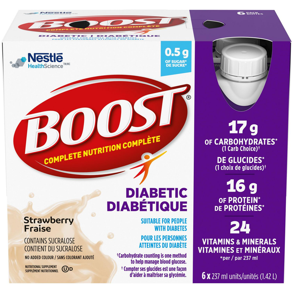Boost Diabetic Strawberry (24-237 ml) (jit) - Pantree