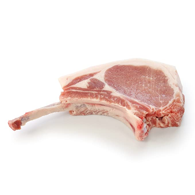 Pork Rib Chop - Frenched (8 oz, individually packed) - Frozen (1 - 8oz Pork Chop) - Pantree
