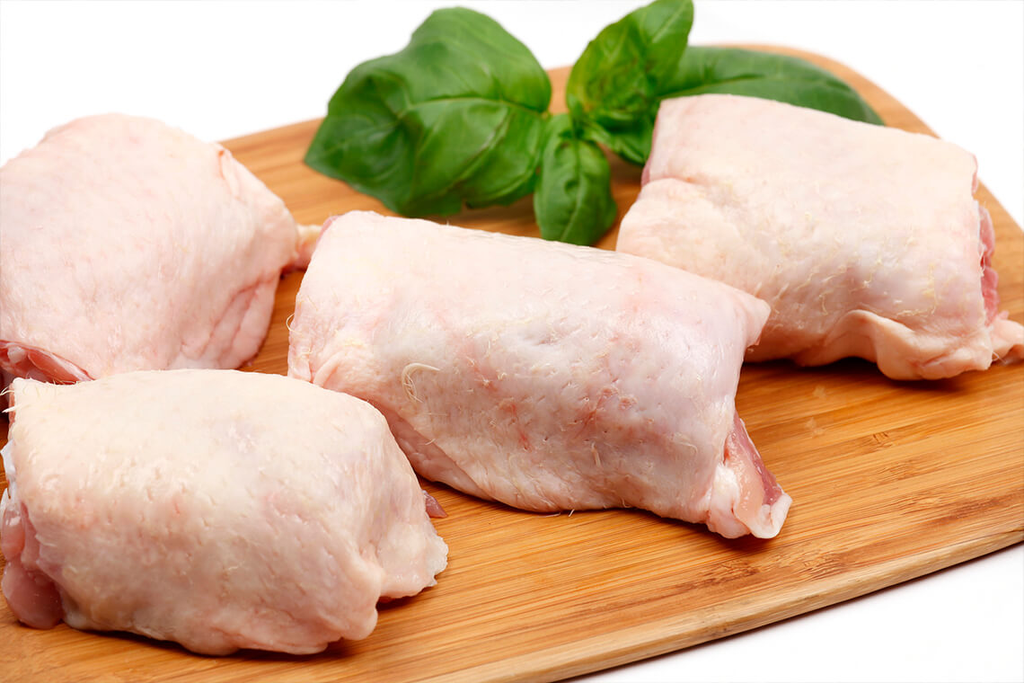 Chicken Thighs Boneless Skin On (1 lb) - Frozen - Pantree