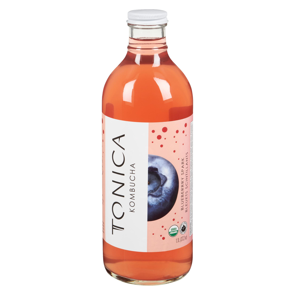 Tonica Raw Organic Blueberry Kombucha (Refrigerated) (Toronto Company) (6-1.1 L) (jit) - Pantree