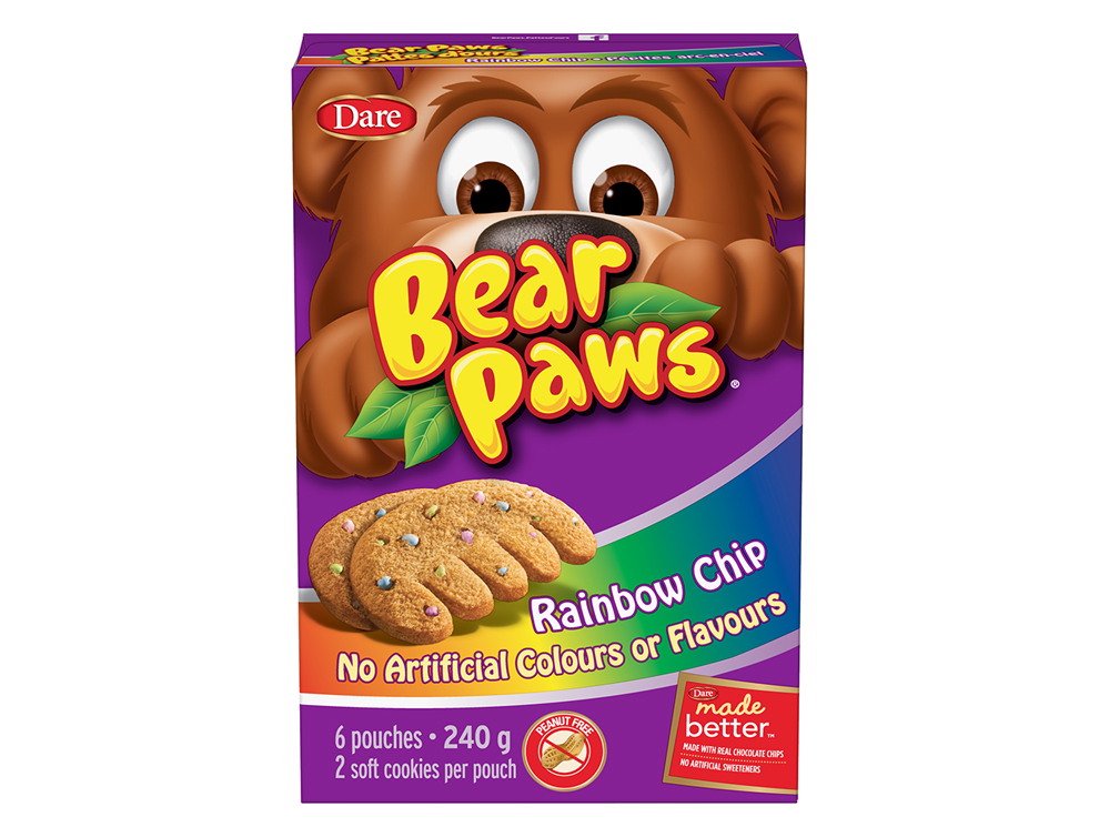 Dare Bear Paw's - Rainbow Chip ( 12 - 240 g) (jit) - Pantree