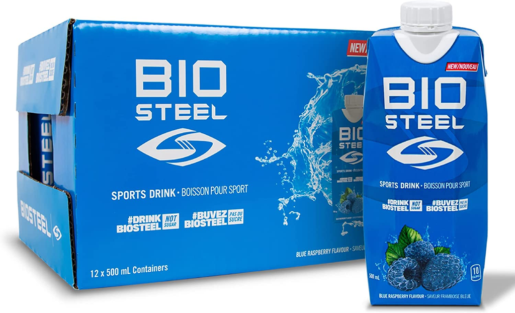 BioSteel Ready To Drink Blue Raspberry Sports Drinks (12-500 ml) - Pantree