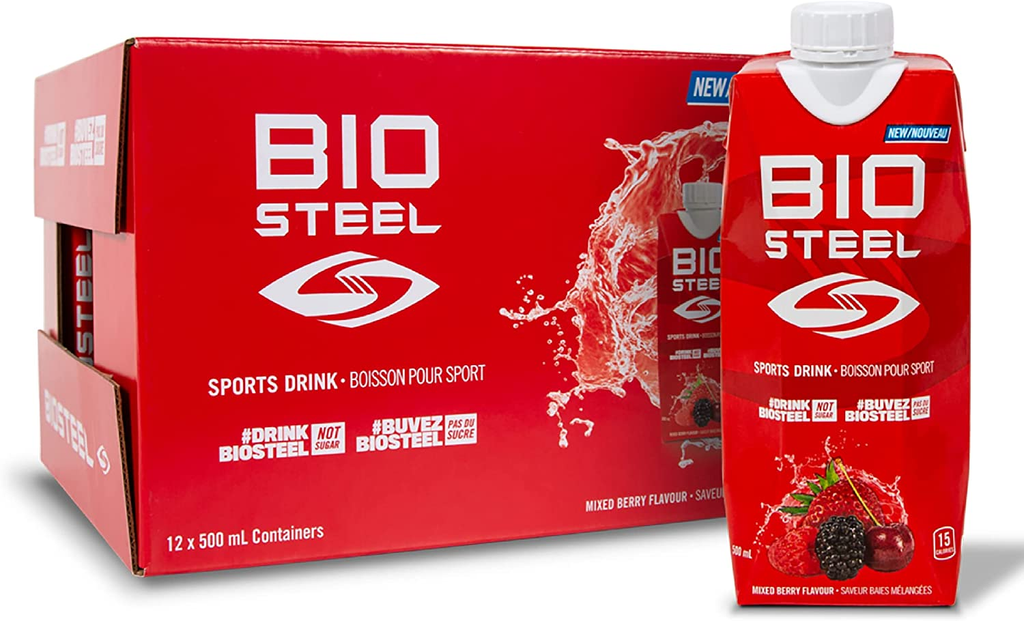 BioSteel Ready To Drink Mixed Berry Sports Drinks ( 12-500ml) - Pantree