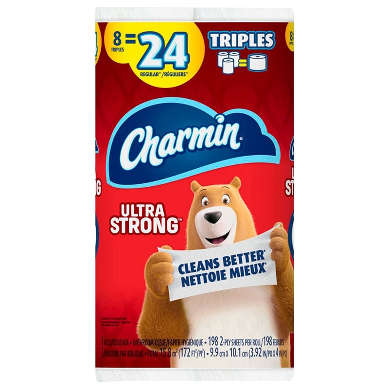 Charmin Toilet Paper Ultra Strong - (Triple Rolls) ( 5-8 Rolls) (jit) - Pantree
