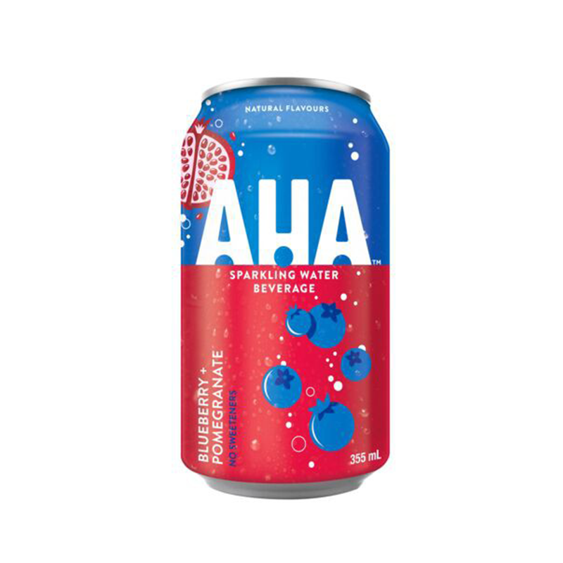 AHA Sparkling Water - Blueberry + Pomegranate (12x355ml) - Pantree