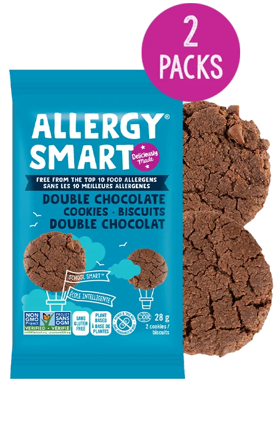 Allergy Smart -Double Chocolate Cookies - 2-Pack (15x28g) - Pantree