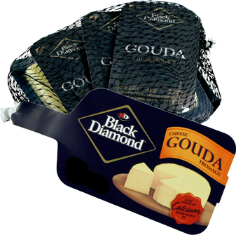 Black Diamond Gouda Cheese Portion Packs (100x21g) (85631) - Pantree