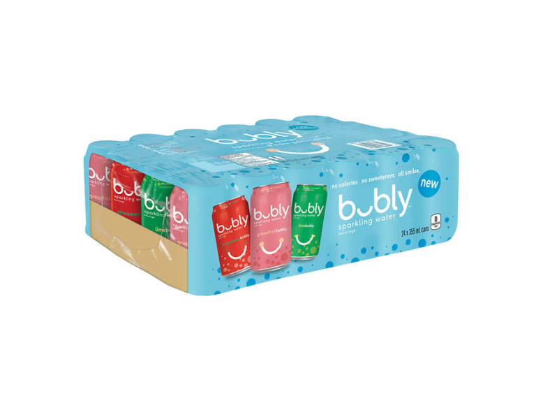 Bubly Variety Pack - Raspberry, Grapefruit, Lime - (24x355ml) – Pantree