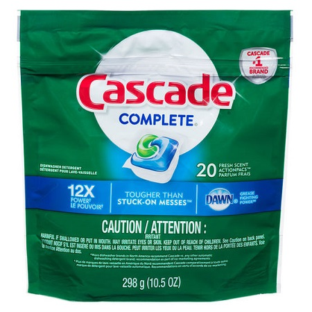 Cascade Complete Action Pacs Fresh Scent (5x20ct) - Pantree