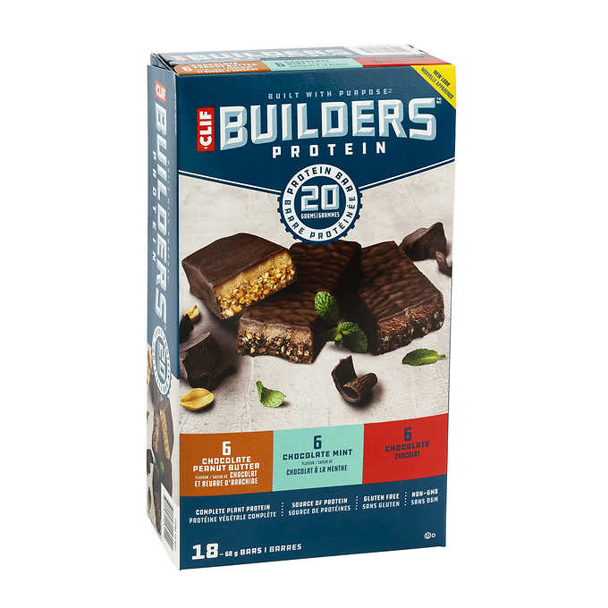 Clif Builder's Protein - Variety Pack (18x68g) - Pantree