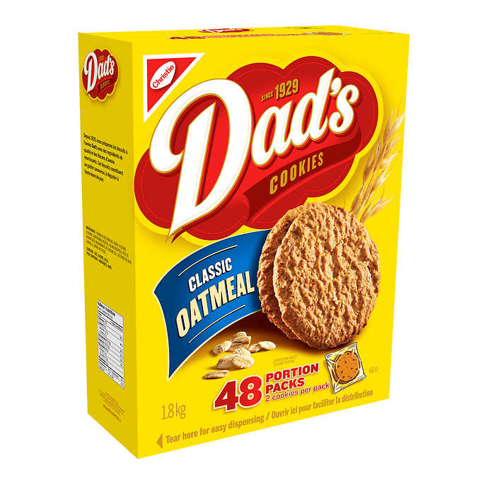 Dad's - Classic Oatmeal Cookies (48x38g) - Pantree