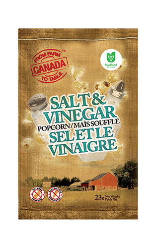 From Farm to Table - Popcorn - Salt & Vinegar (32x23g) - Pantree