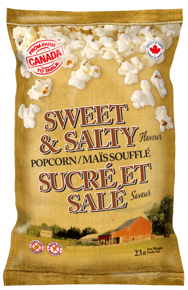 From Farm to Table - Popcorn - Sweet & Salty (32x23g) - Pantree