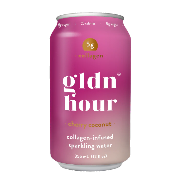 Gldn Hour - Cherry Coconut Collagen Sparkling Water (6x355ml) - Pantree