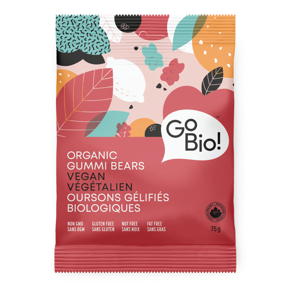 GoBio - Organic Vegan Gummi Bears (10x75g) - Pantree