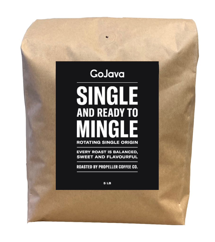 GoJava - Whole Bean - Single And Ready To Mingle - Rotating Single Origin - (5 pound) - Pantree