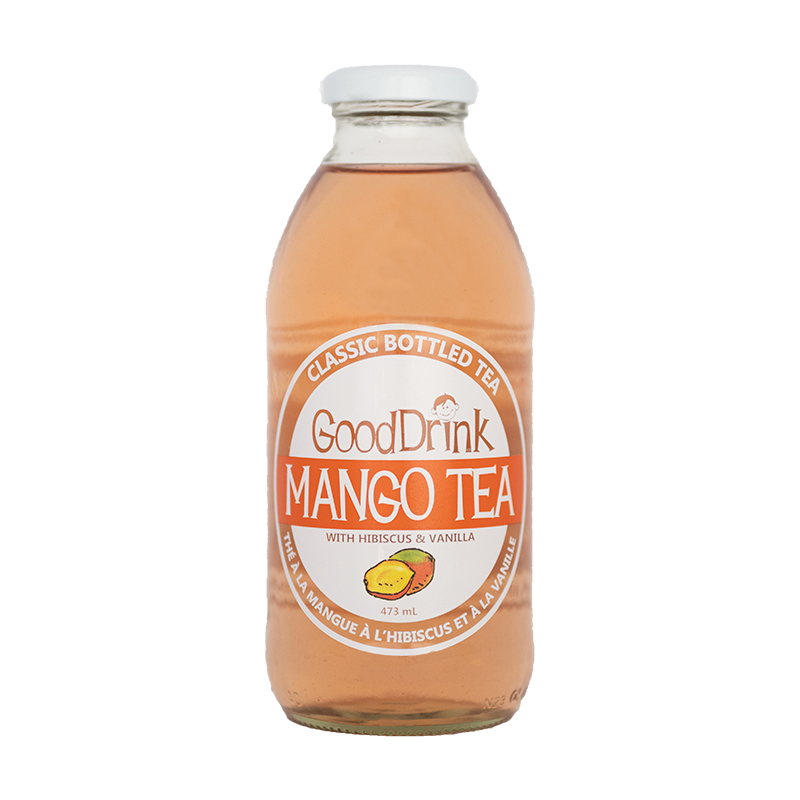 GoodDrink - Mango Tea with Hibiscus & Vanilla (12x473ml) - Pantree