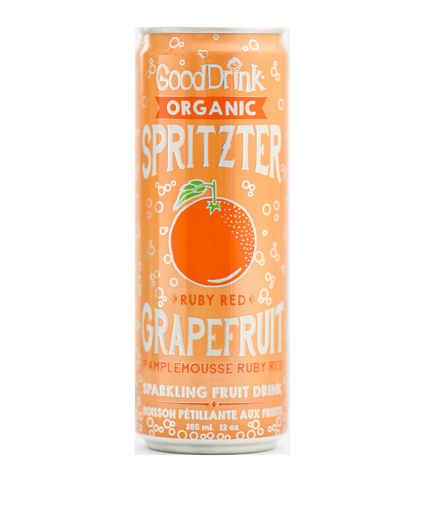 GoodDrink - Organic Spritzer - Ruby Red Grapefruit (12x355ml) - Pantree