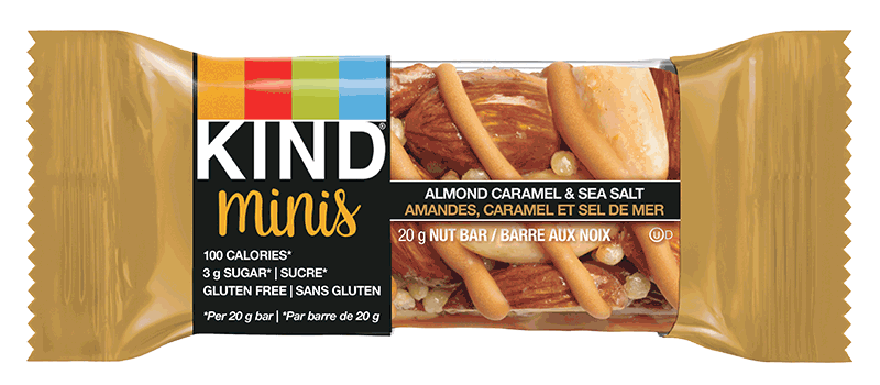 Kind MINI Bars - Caramel Almond & Sea Salt (10x20g) - Pantree