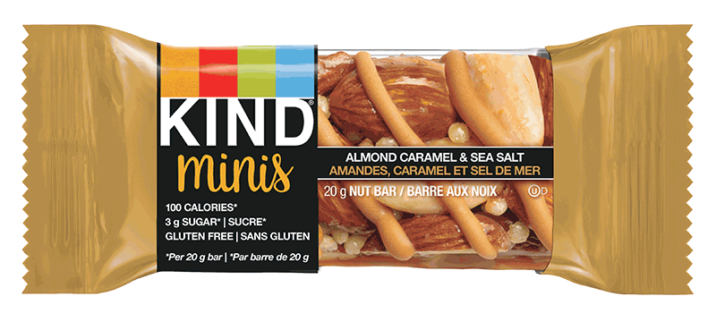 Kind MINI Bars Caramel Almond Sea Salt 10x20g Pantree
