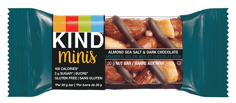 Kind MINI Bars - Almond Sea Salt & Dark Chocolate Flavour (10x20g) - Pantree