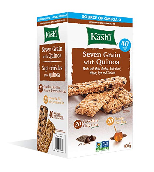 Kashi Seven Grain with Quinoa Bars - Variety Pack (40 Bars) - Pantree