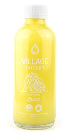 Village Juicery Fresh Squeezed Juice Lemon - 21 Day Shelf Life (Refrigerated, Organic, Non-GMO, Raw) - 410mL (jit) - Pantree