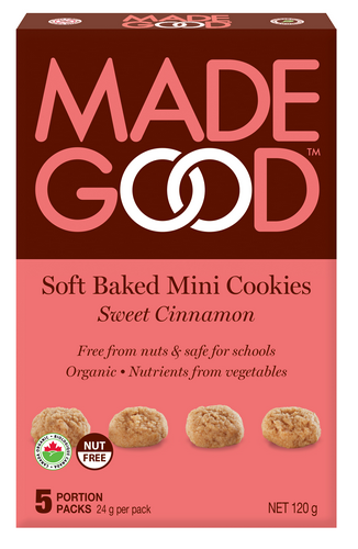 MadeGood - Soft Baked Mini Cookies Sweet Cinnamon (5x24g) - Pantree