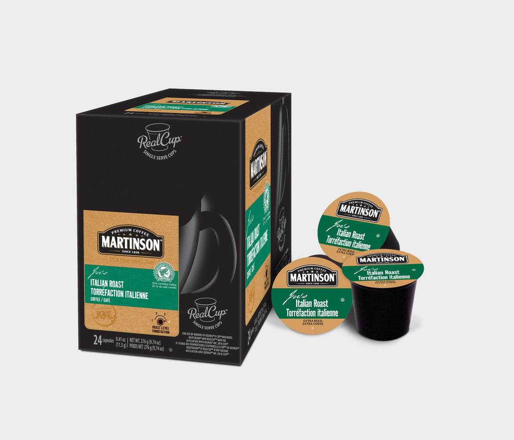 Martinson - Italian Roast  (24 pack) - Coffee - Pod - Recycling